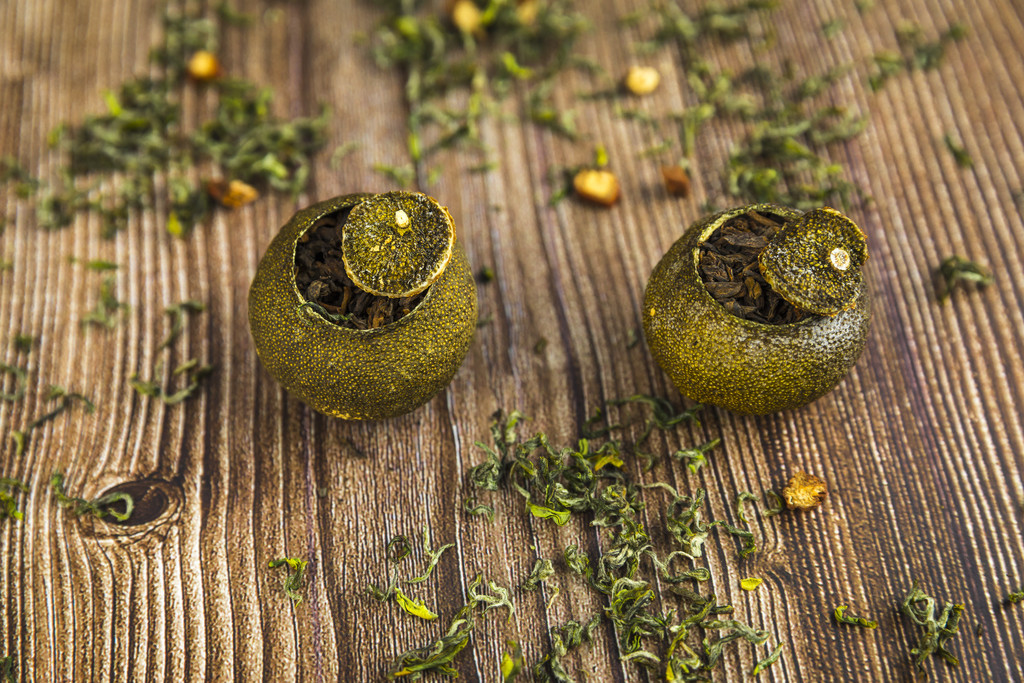 春季茶叶花茶背景图片