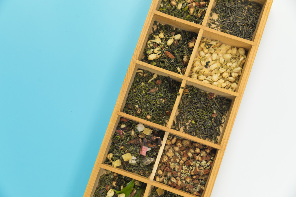 茶叶果茶分类背景图片