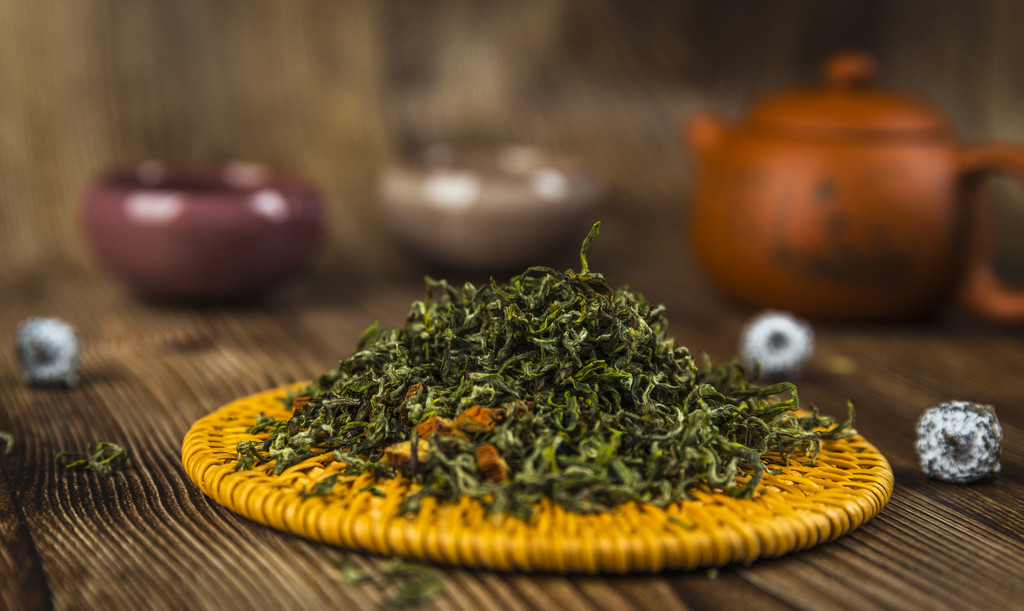 茶餐厅茶叶泡茶喝茶背景图片