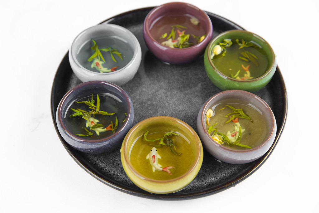 春季新茶功夫茶背景图片