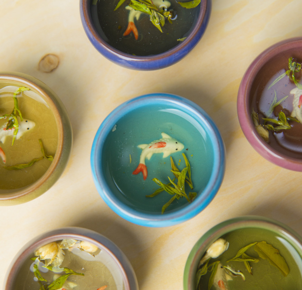 春季新茶功夫茶背景图片