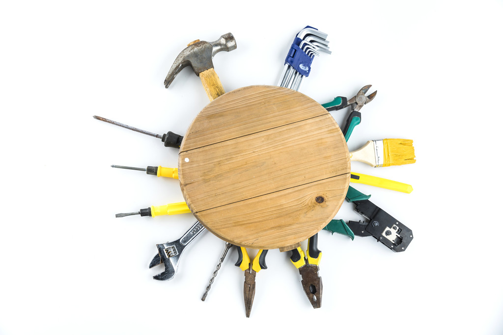 五一劳动节劳动工具背景图片