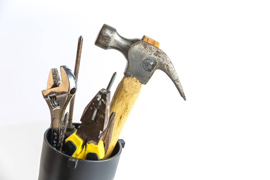 五一劳动节劳动工具背景图片