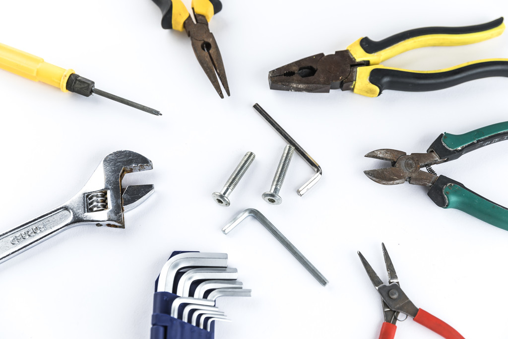 五一劳动节劳动工具背景图片