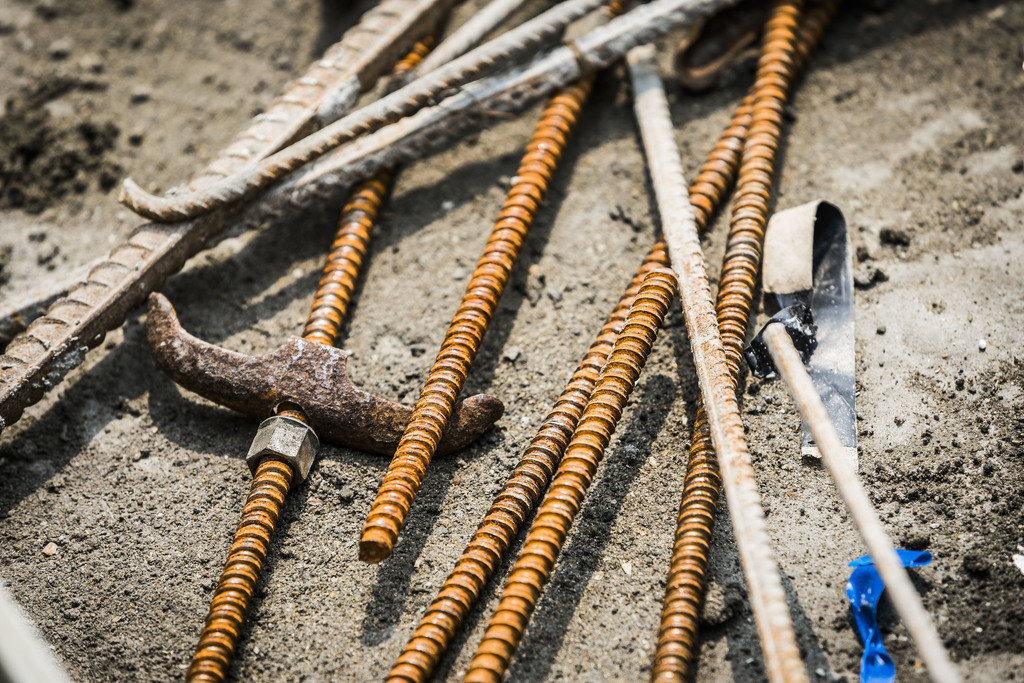 工地装修工具背景图片