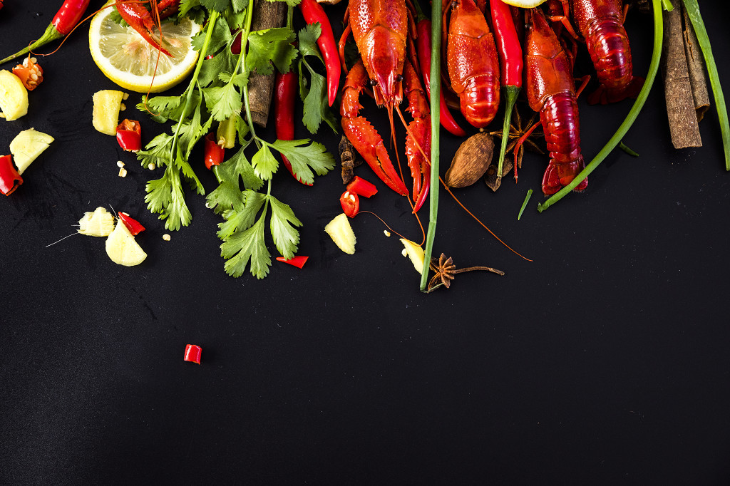 美食餐饮香辣小龙虾