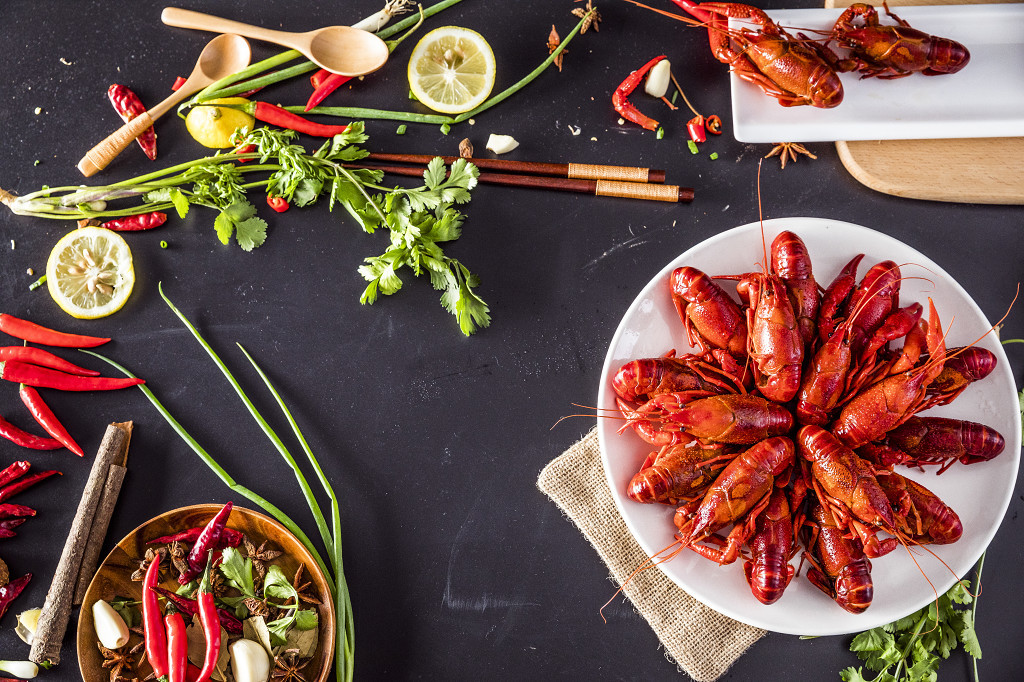 美食海鲜小龙虾