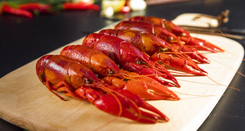 美味新鲜麻辣小龙虾
