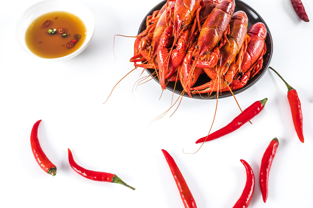 美味新鲜麻辣小龙虾
