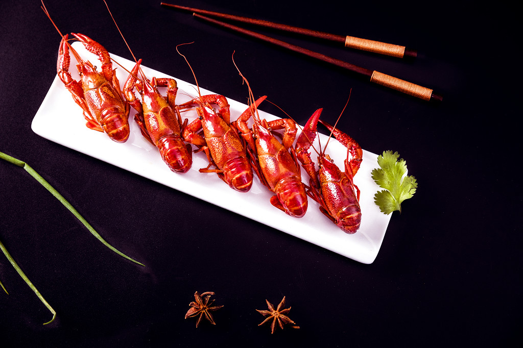 美味新鲜麻辣小龙虾