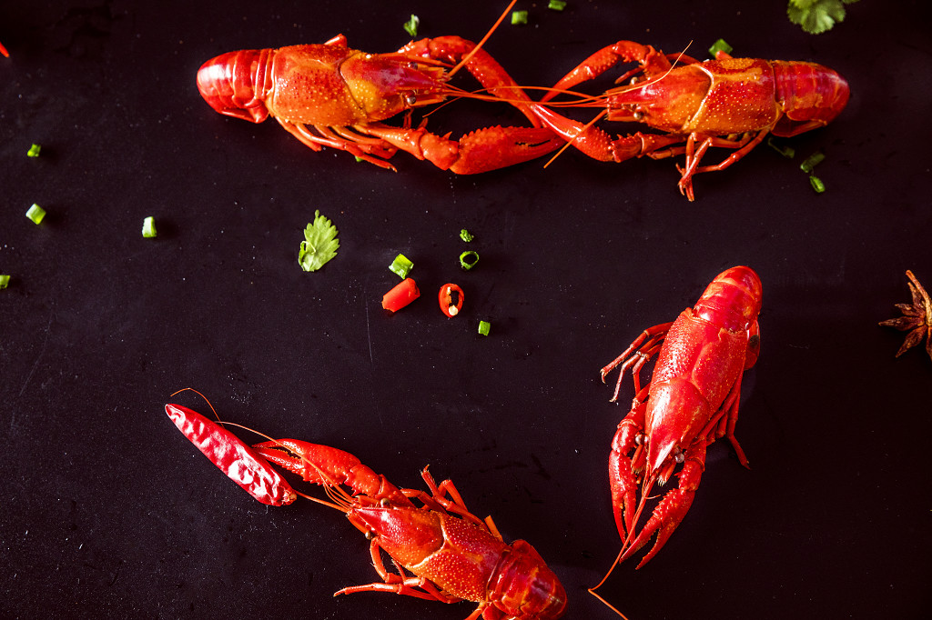 美味新鲜麻辣小龙虾