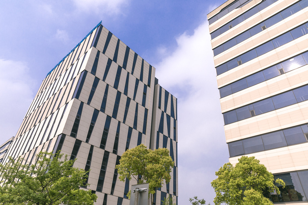 商务城市园区办公楼建筑图片