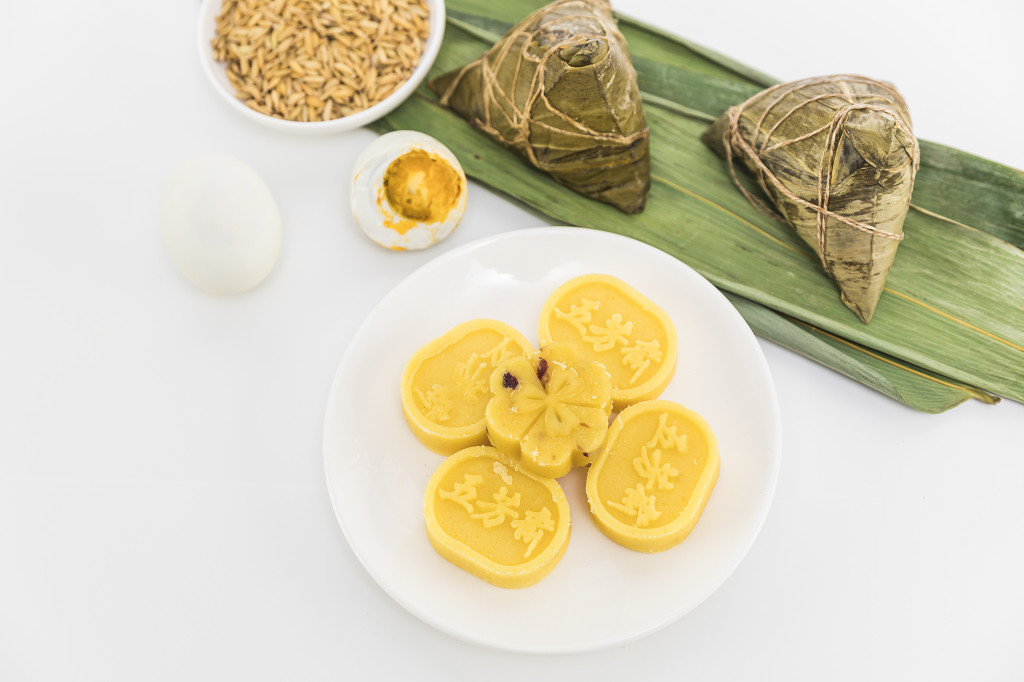 端午节日绿豆糕糕点图片