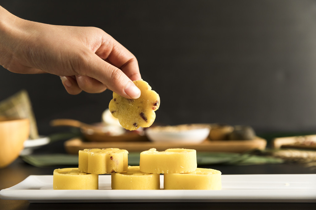 端午节日绿豆糕糕点图片