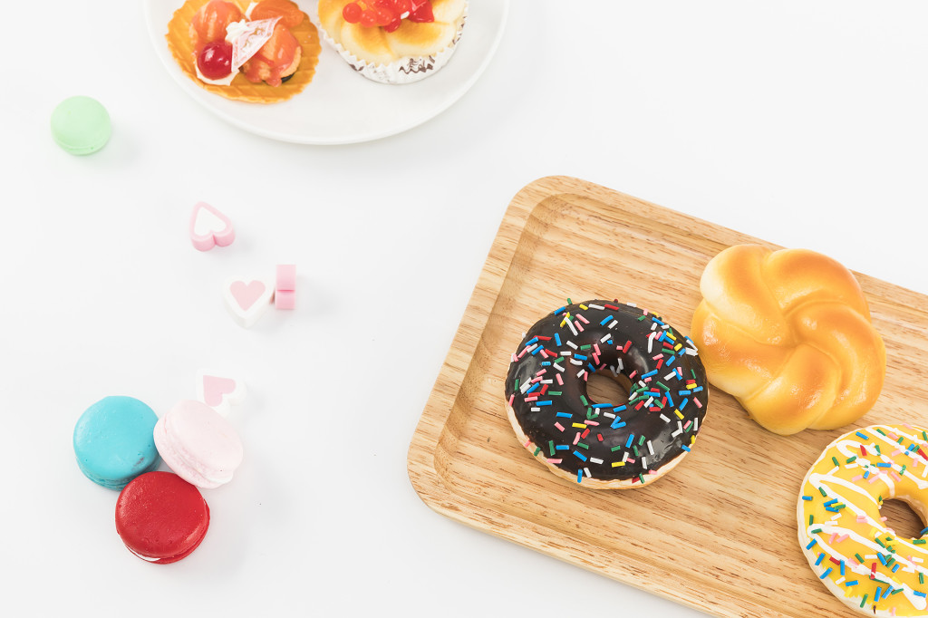 甜品美食甜甜圈图片