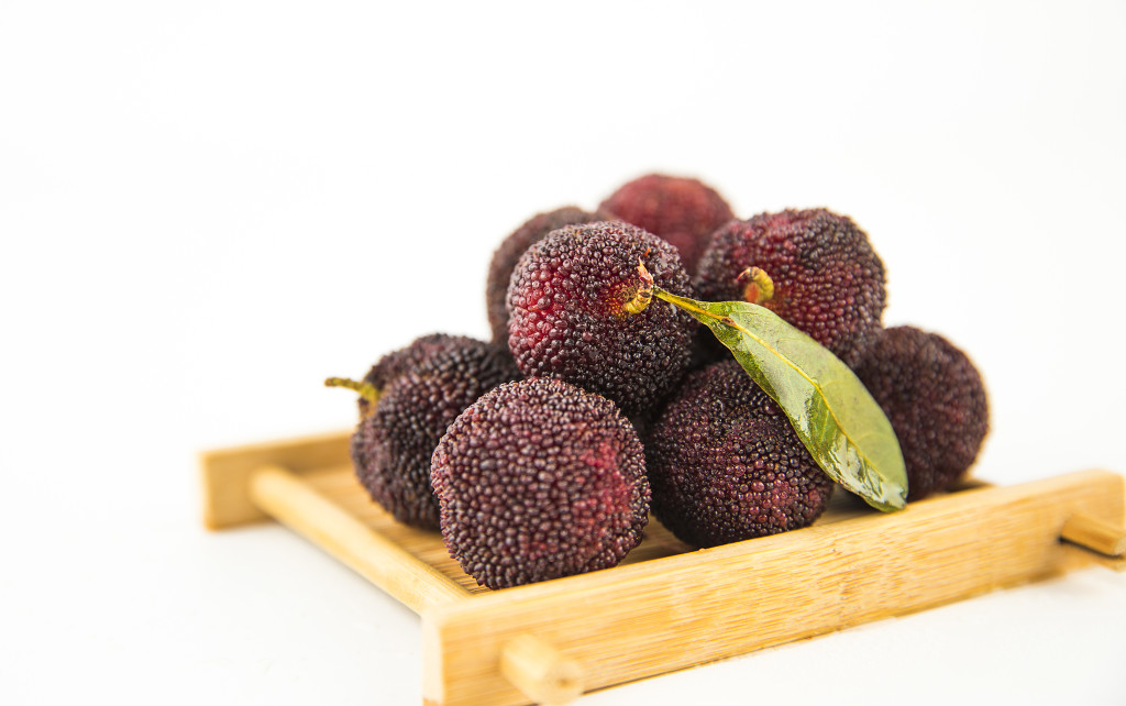 新鲜红色水果杨梅图片