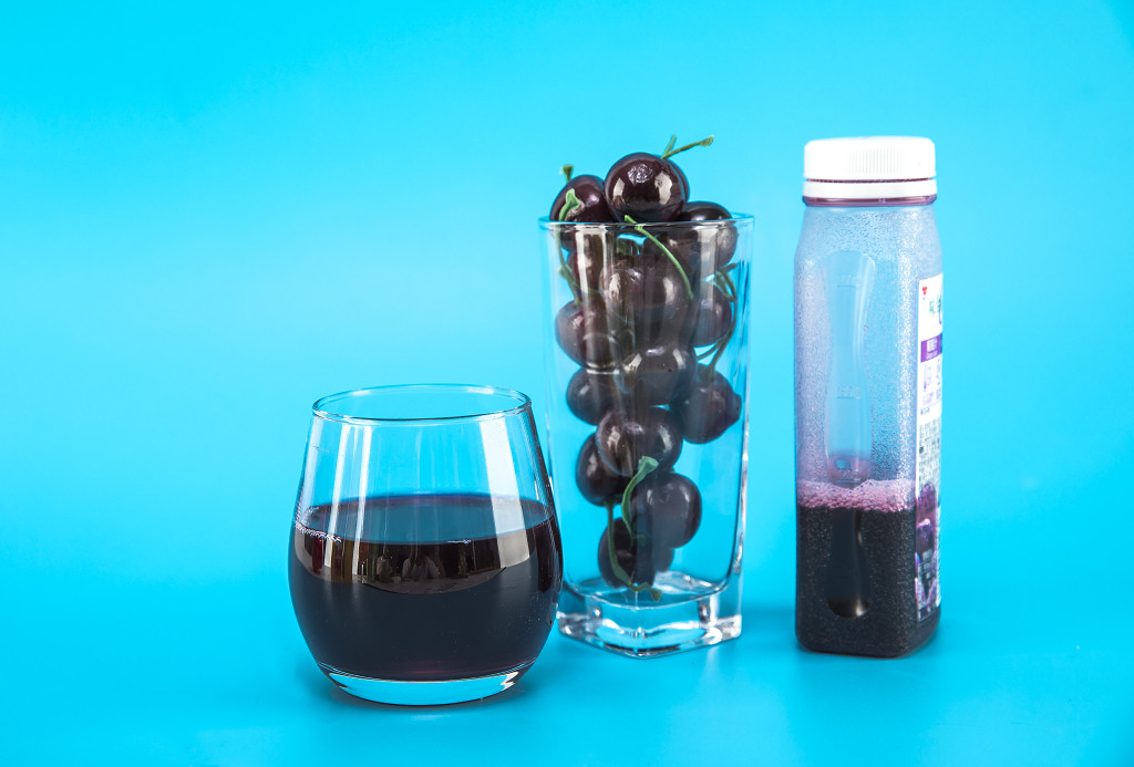 夏日饮料葡萄汁图片