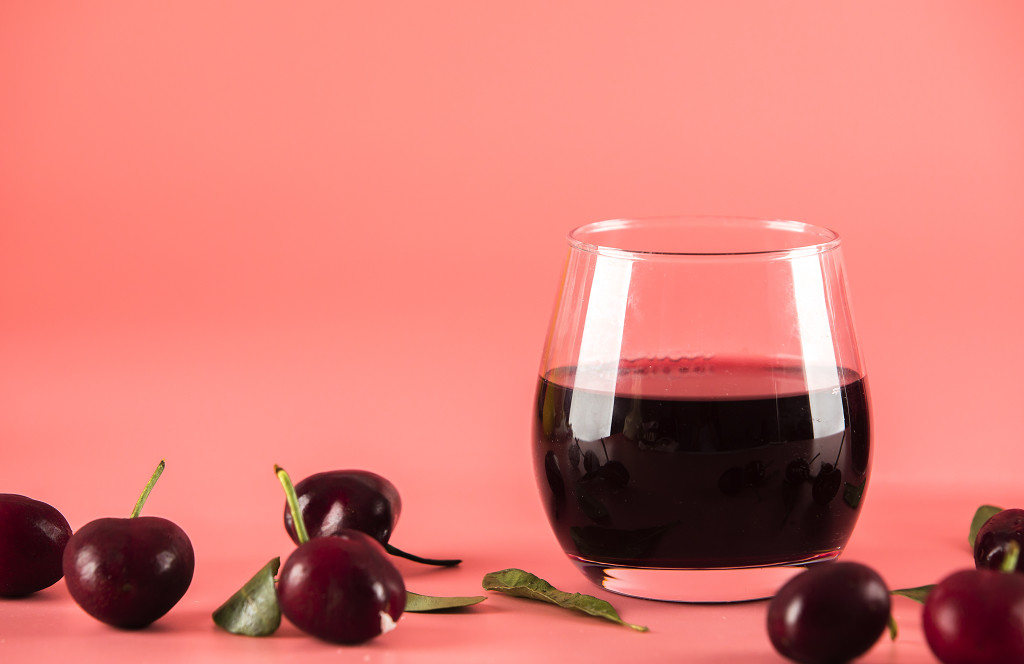 夏日饮料葡萄汁图片