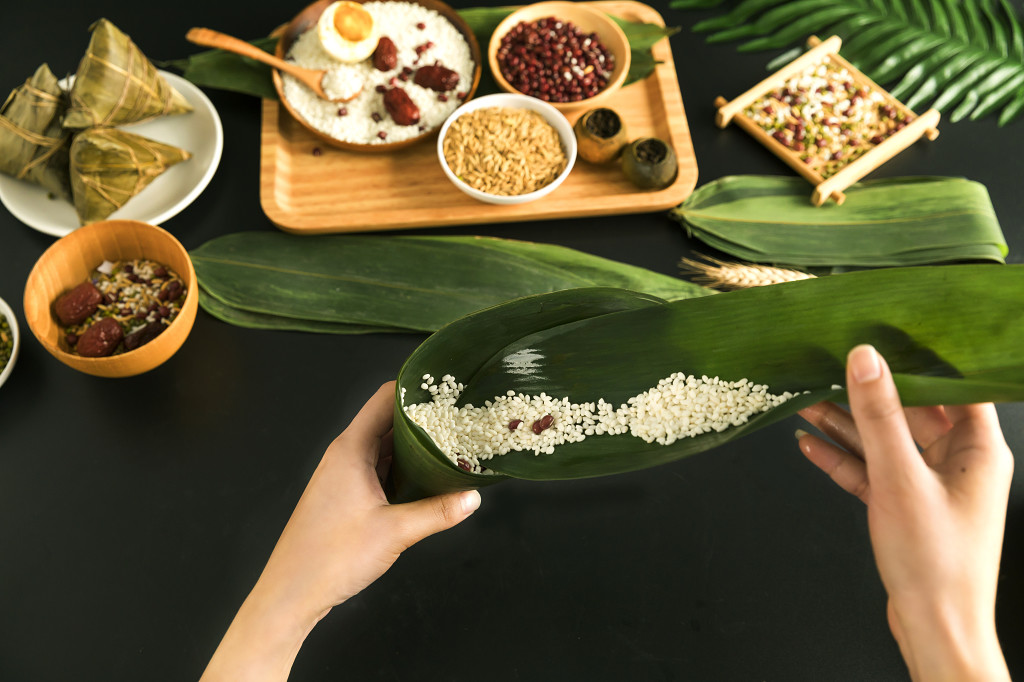 端午节粽子端午节美食绿色简约清新625端午节节日海报背景素材端午节促销海报端午节banner端午节背景端午节日包粽子食材图片