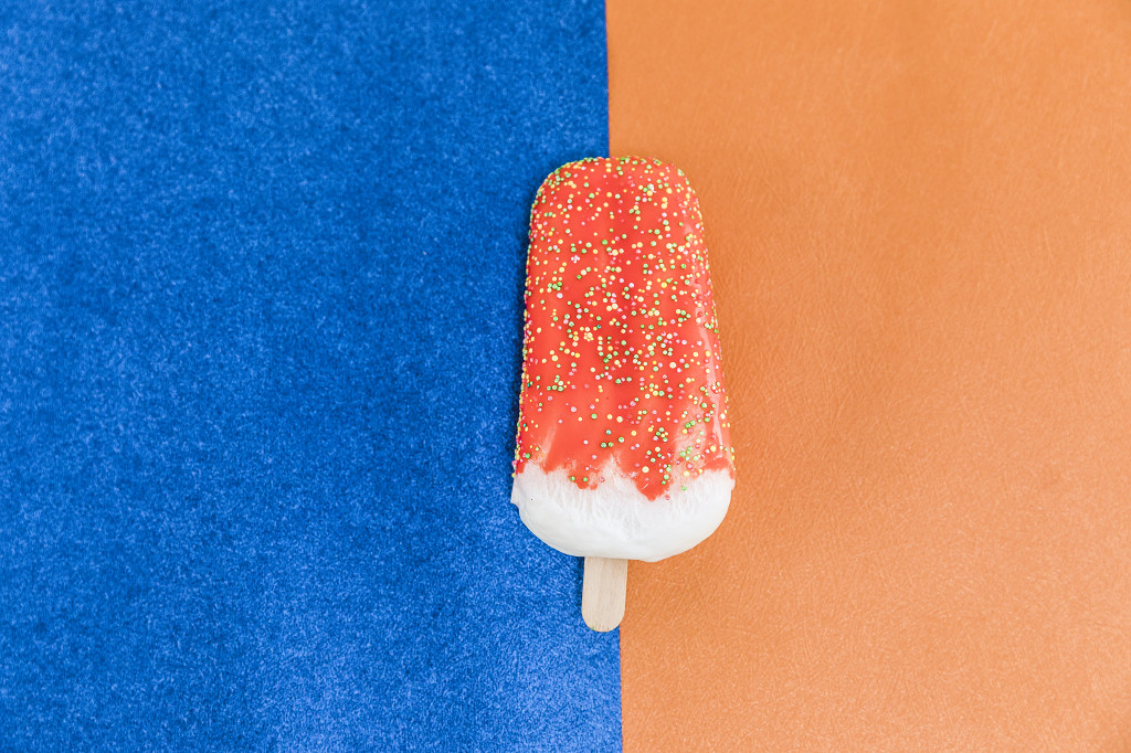 夏日清凉雪糕图片