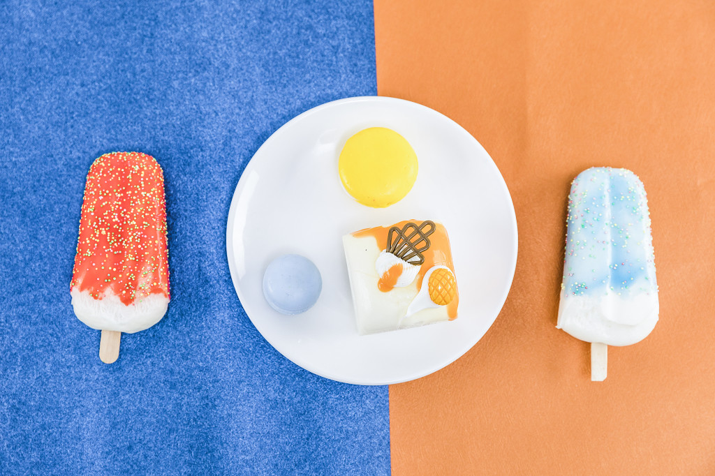 夏日清凉雪糕图片