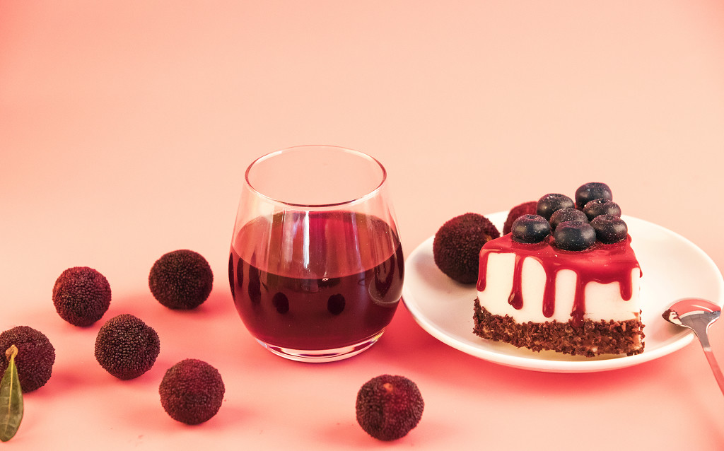 新鲜红色水果杨梅图片