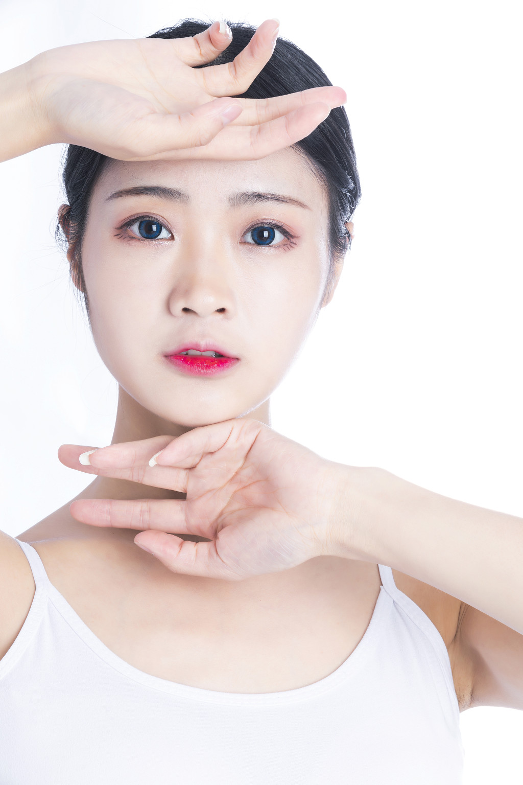 人物美女化妆美容图片