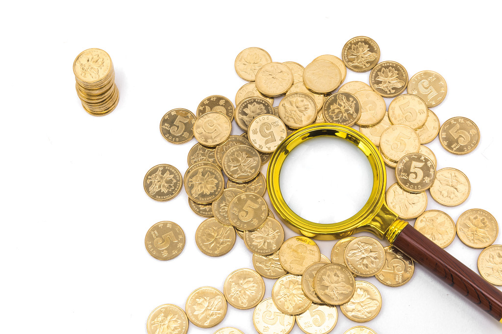 金融理财投资钱币图片