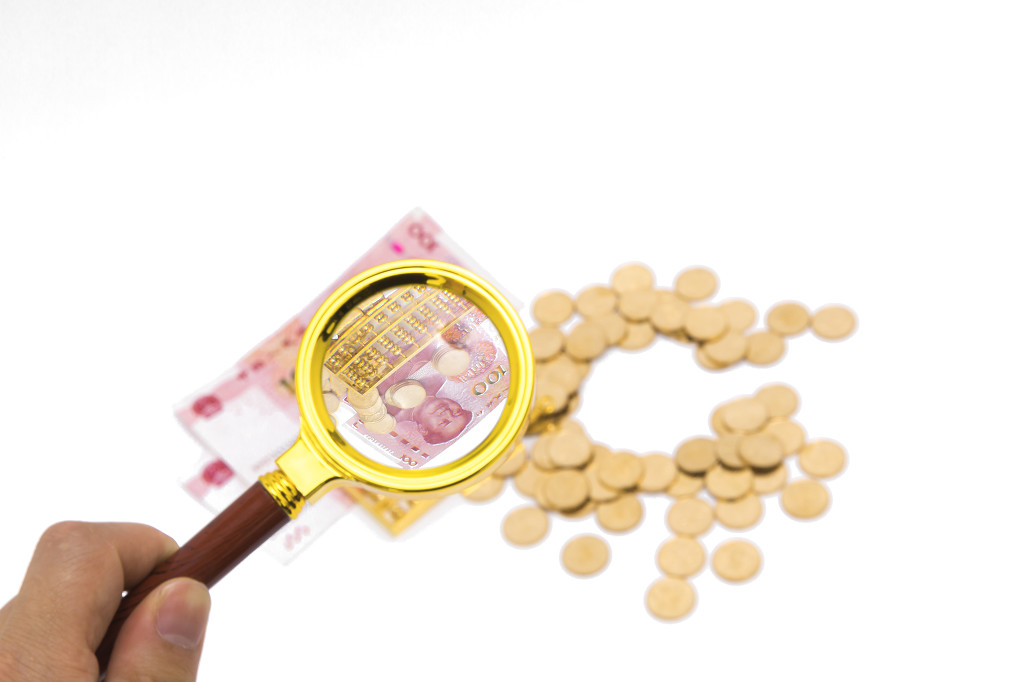 金融理财投资钱币图片