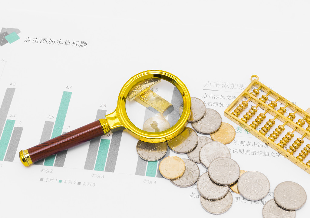 金融理财投资钱币图片