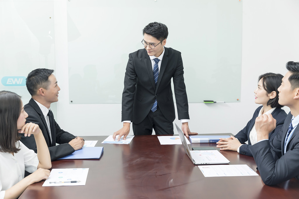 创业商务团队工作形象图片