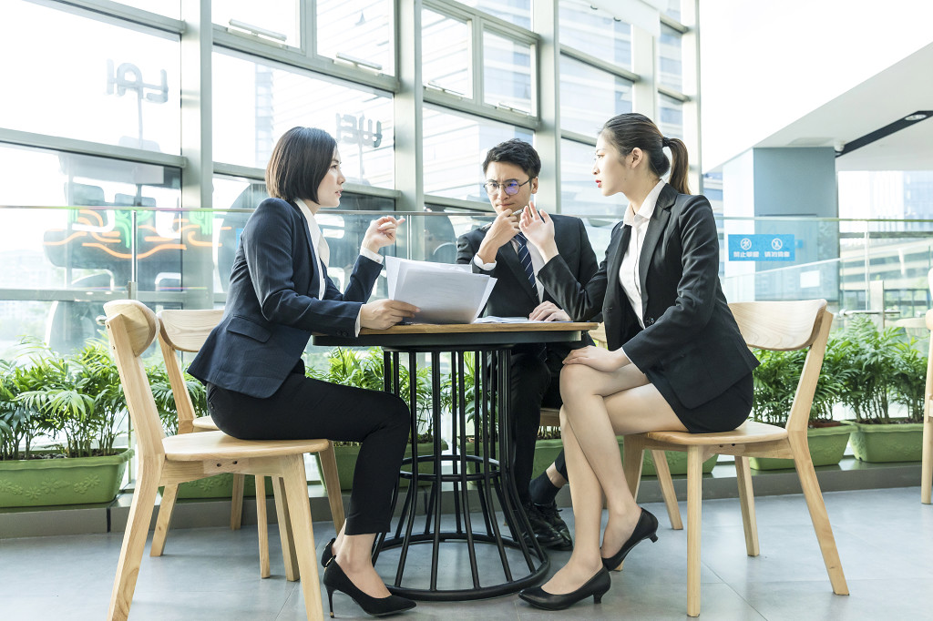 创业商务团队工作形象图片