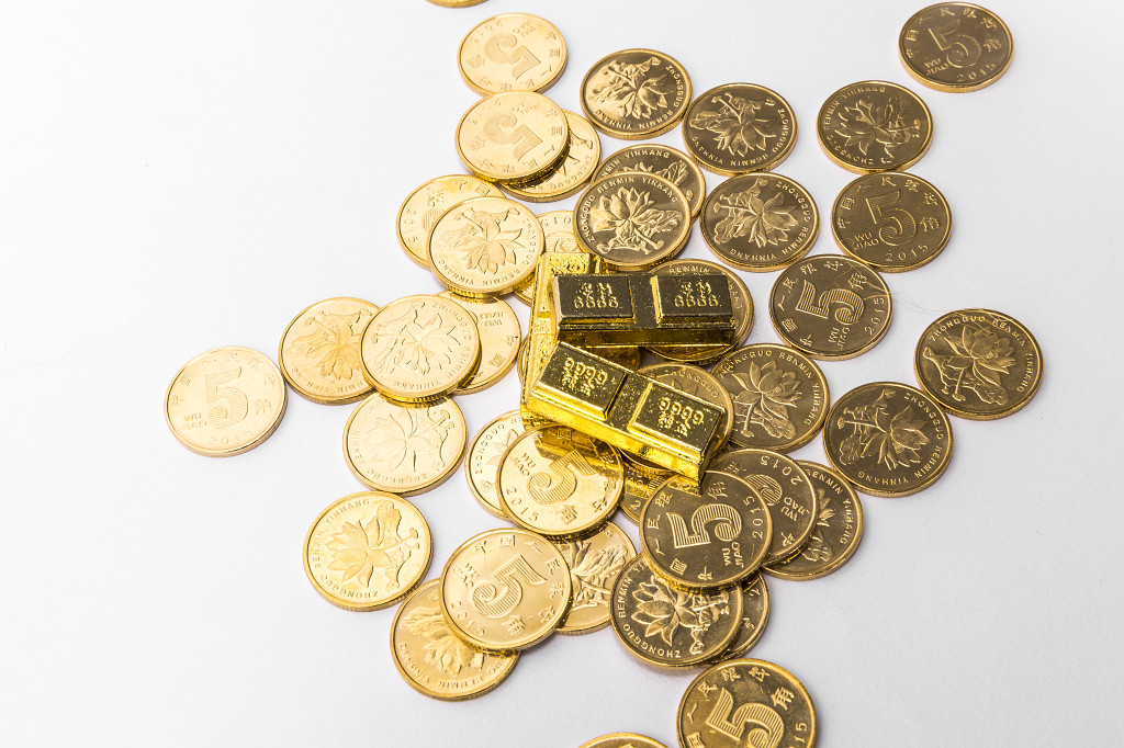 金融理财投资钱币图片