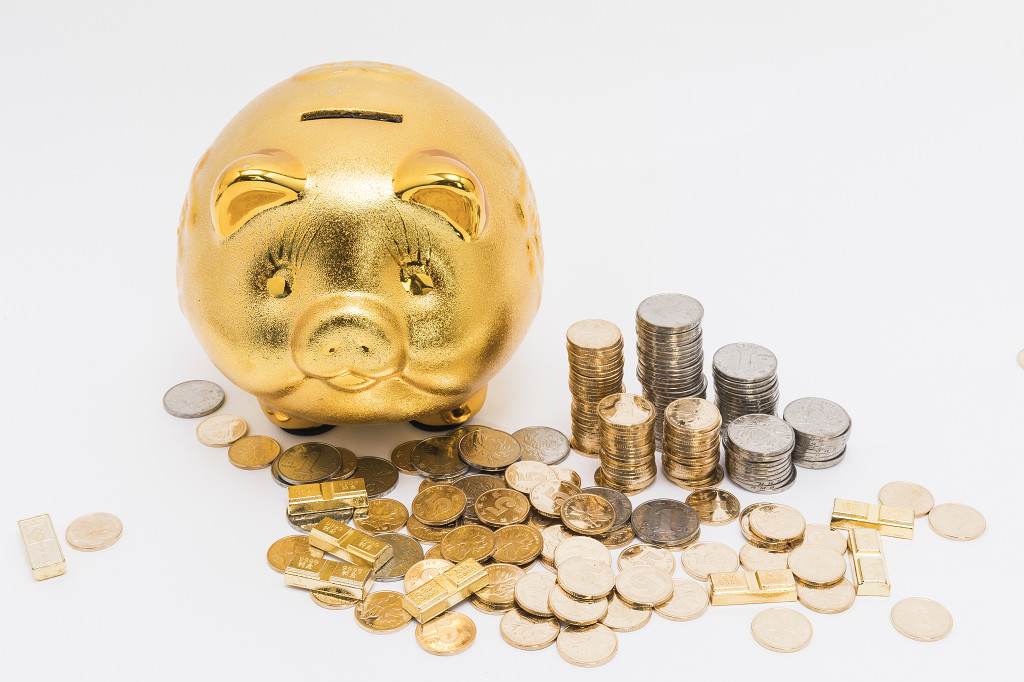 金融理财投资钱币图片