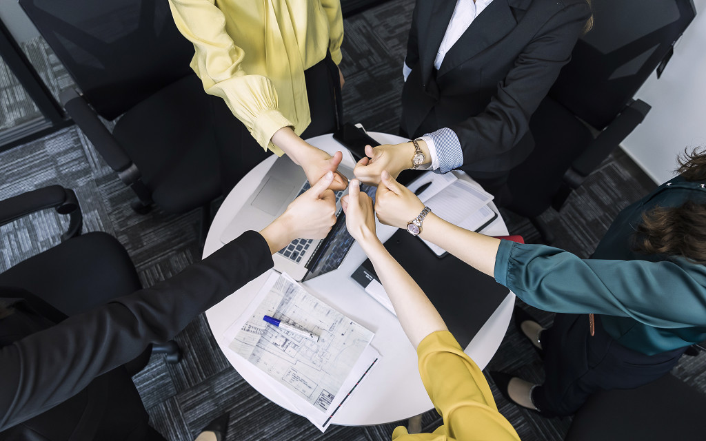 创业商务团队工作形象图片