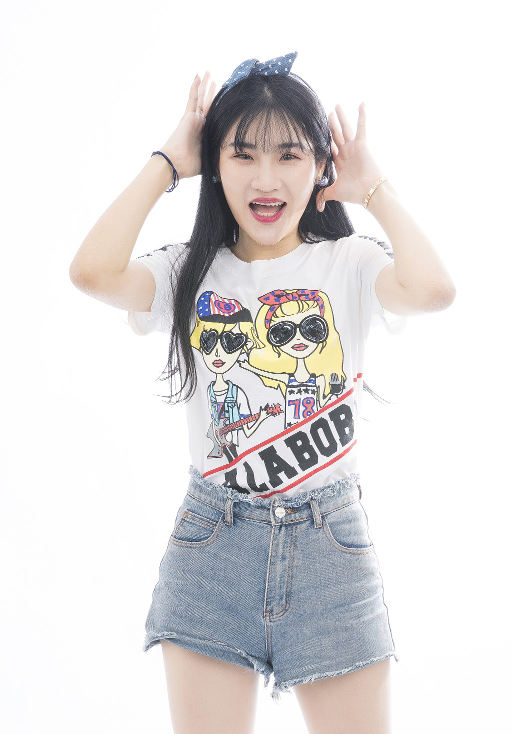 清凉夏日小清新人物美女图片