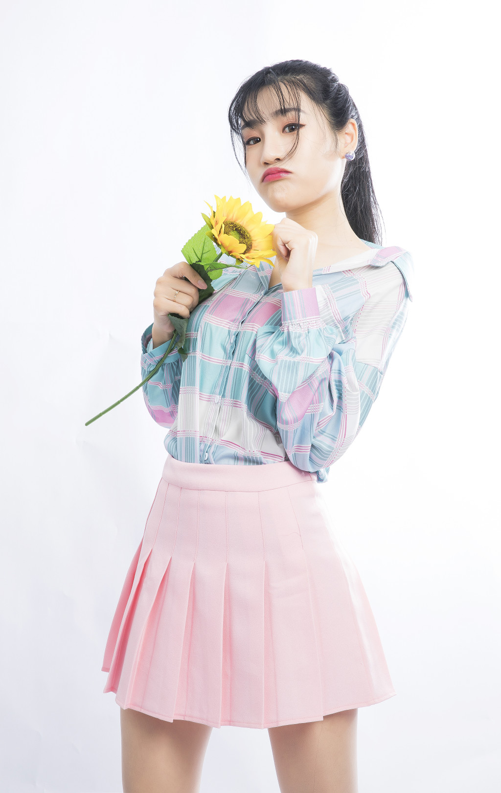 清凉夏日小清新人物美女图片