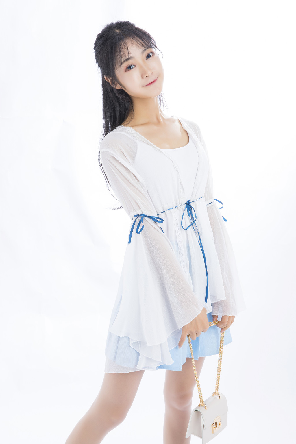 夏日小清新美女