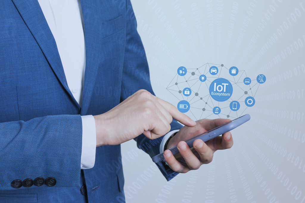 商务工商及社会网络之手图片