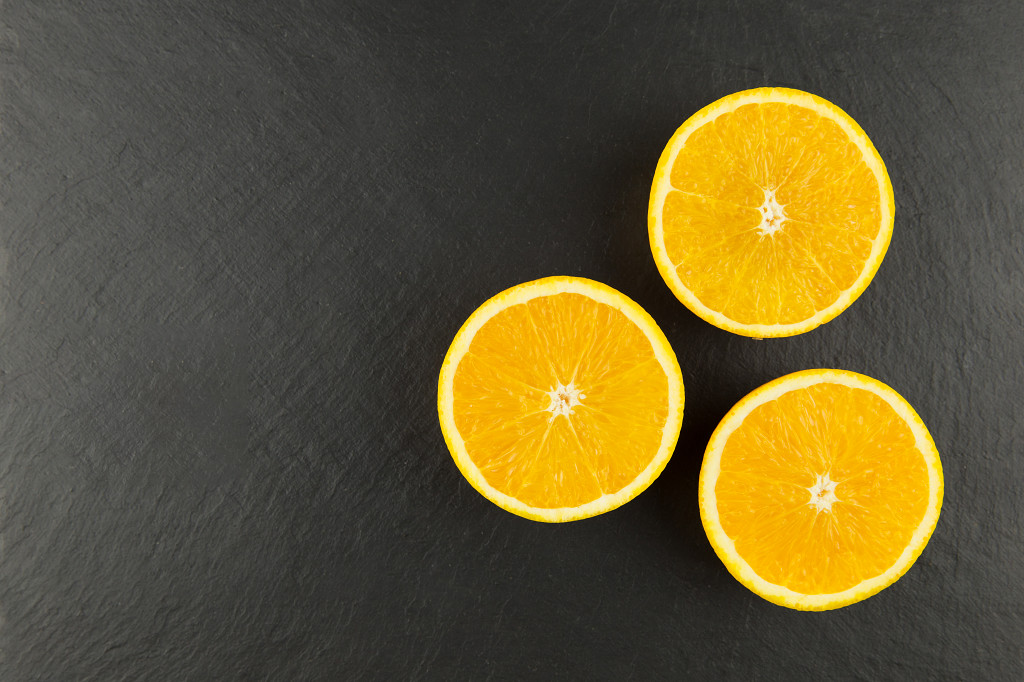 清新简洁水果背景图片