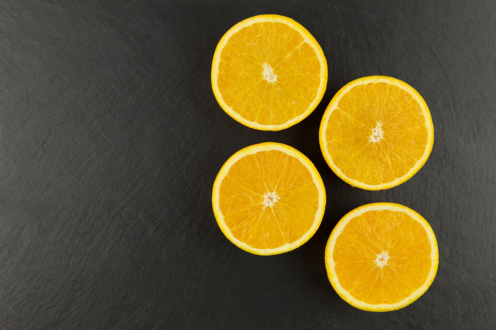 清新简洁水果背景图片