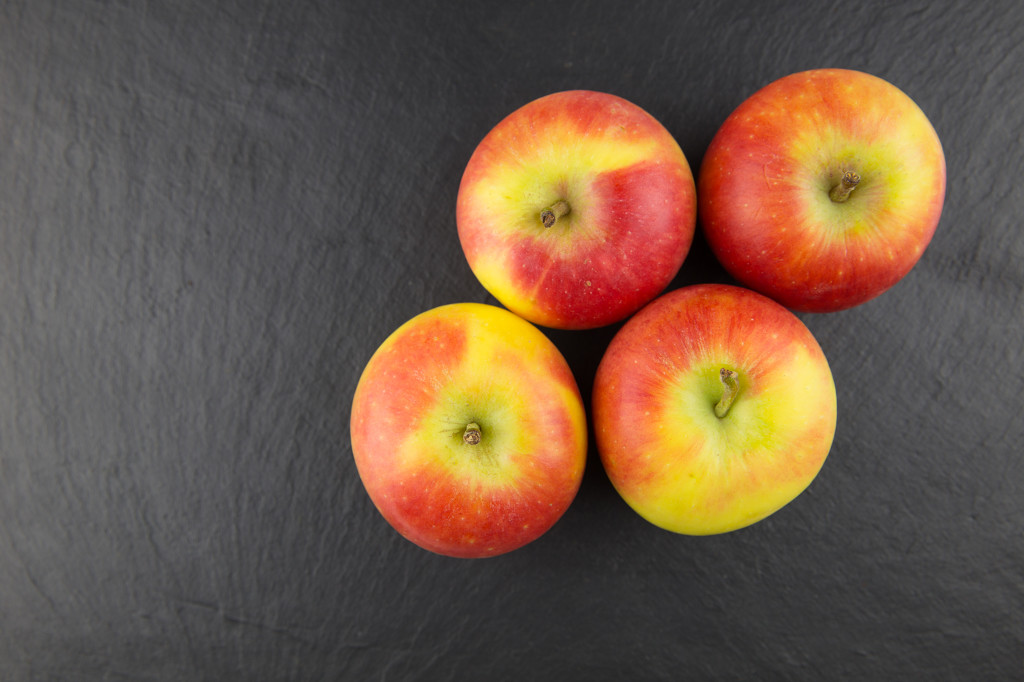 清新简洁水果苹果背景图片