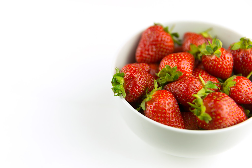 清新简洁水果背景图片