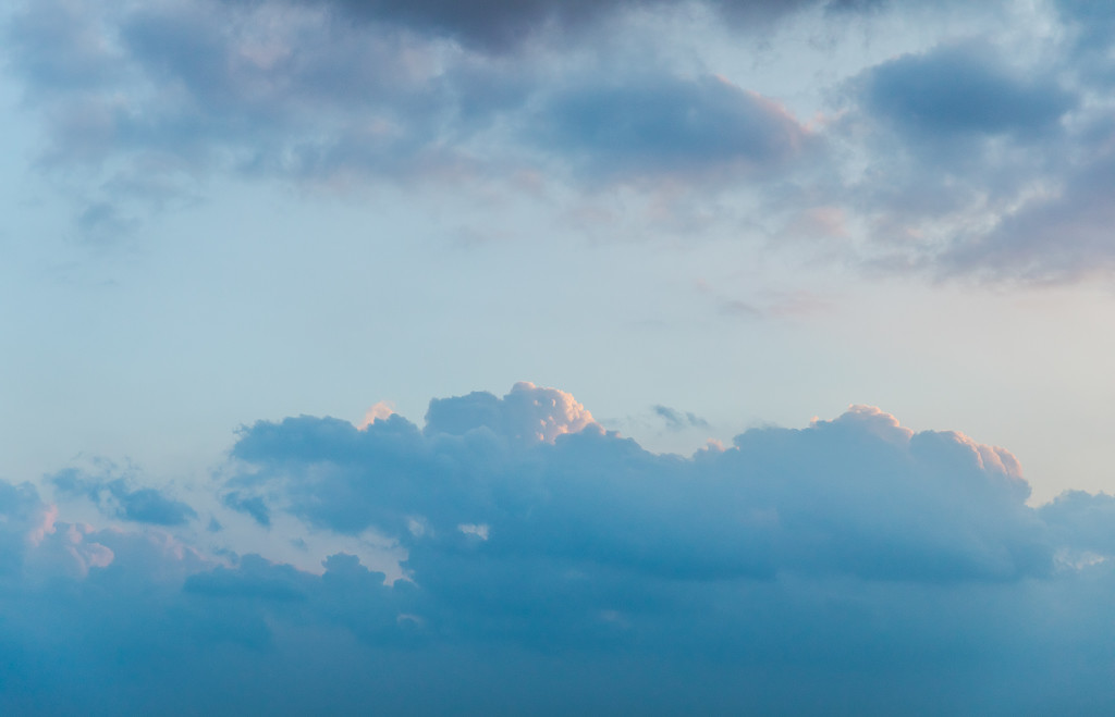 彩色的天空云彩