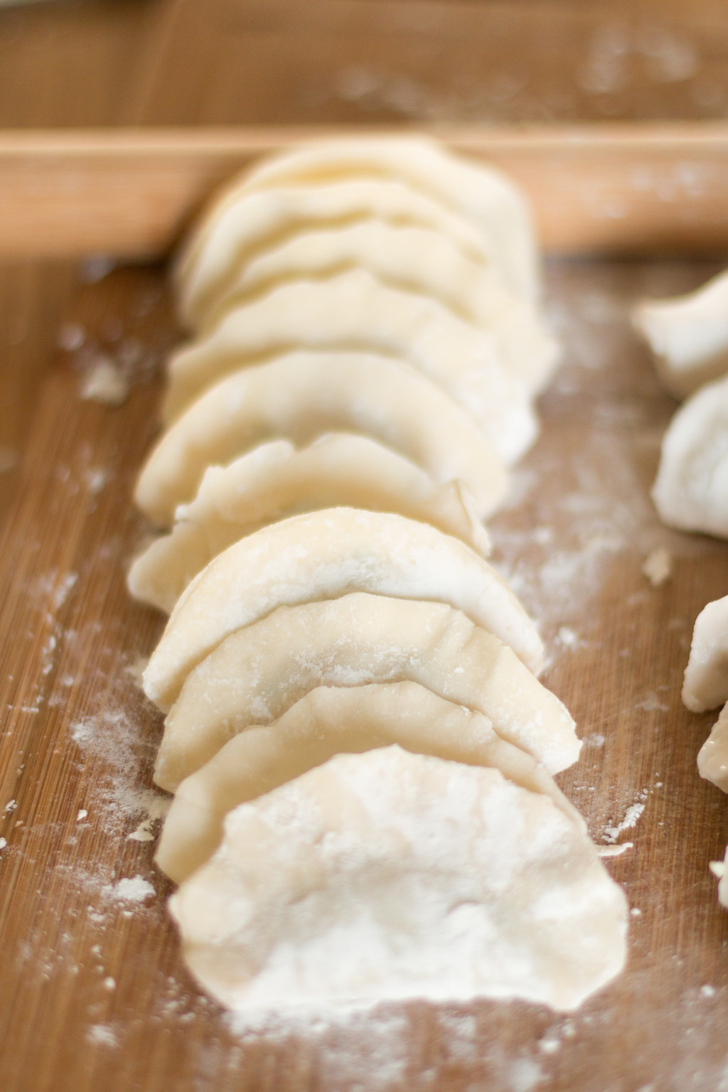 中国传统包饺子图片