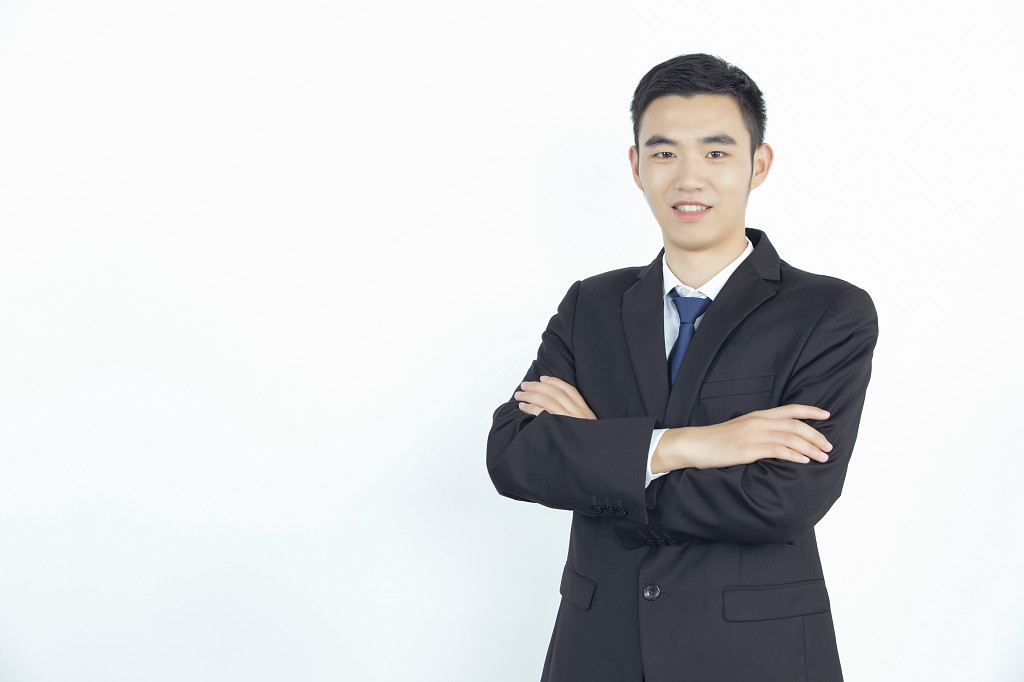 商务男士形象照图片