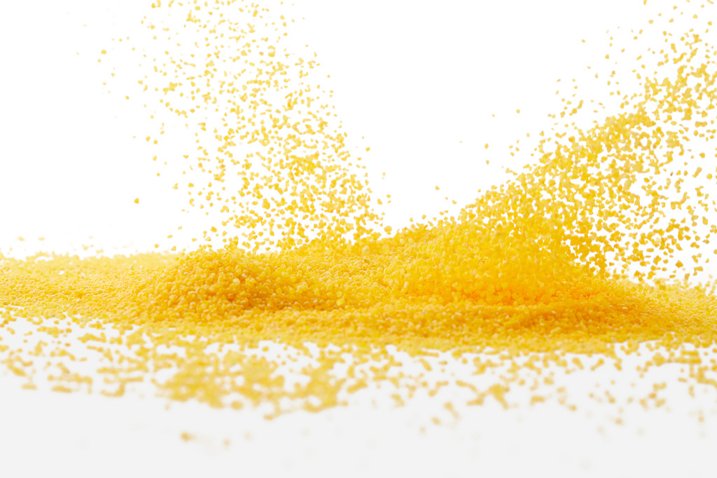 粮食白底特写玉米糁五谷杂粮配图谷物节