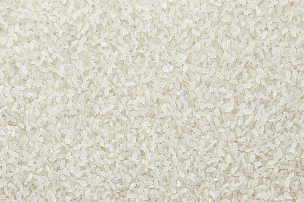 粮食实拍大米米粒配图谷物谷物