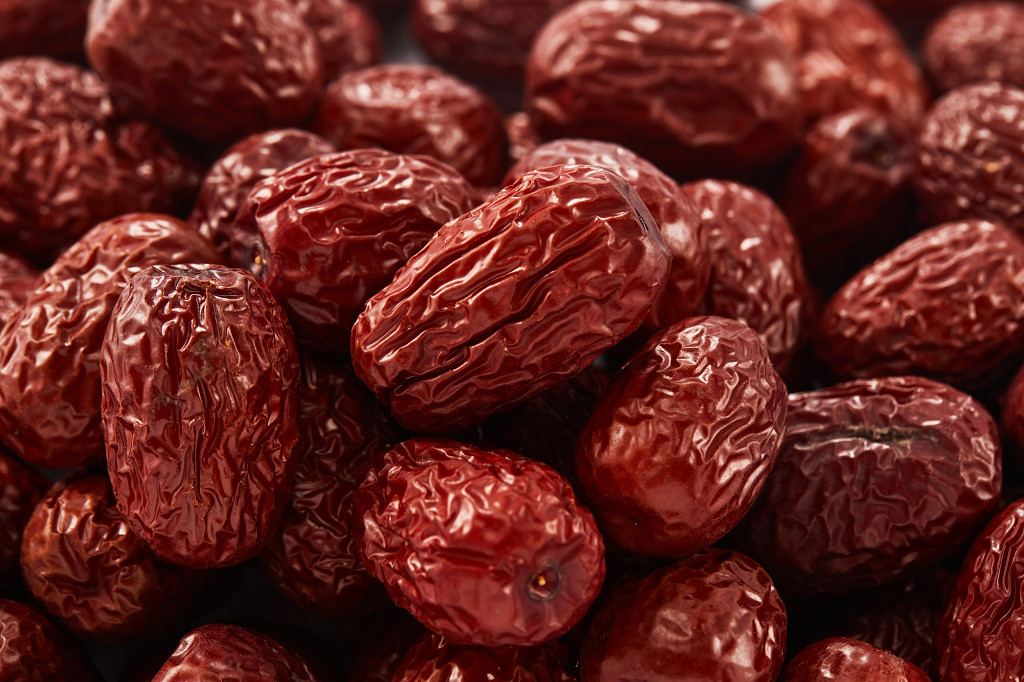 粮食实拍特写红枣大枣配图谷物