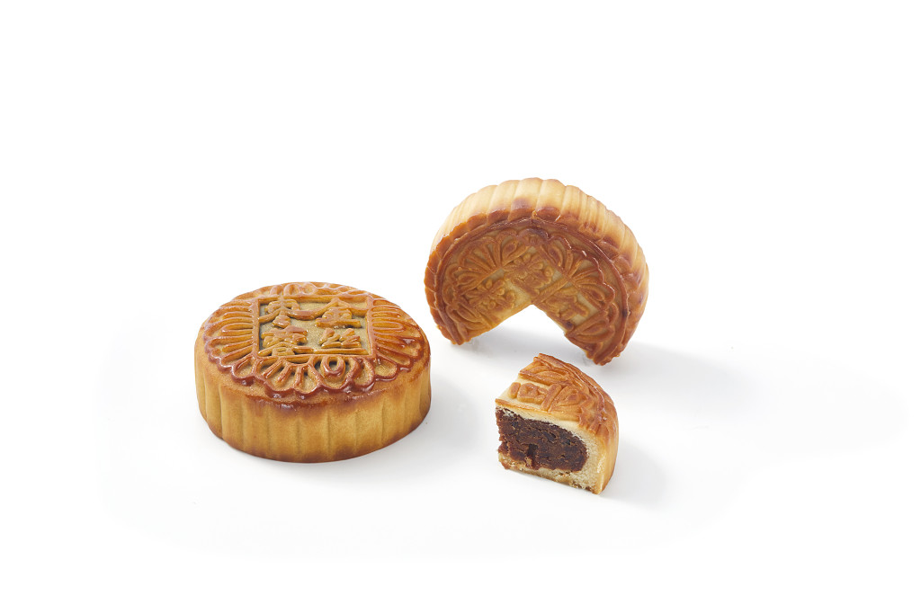 中秋月饼中秋元素中秋佳节迎中秋浓情中秋八月十五金秋中秋月饼白底图片